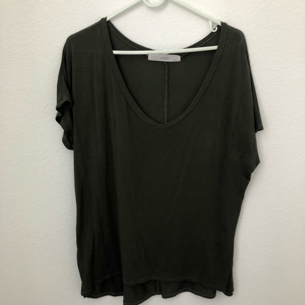 Oversized Green Blouse